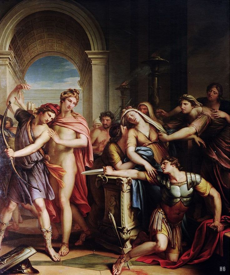 图1-9 The death of Achilles